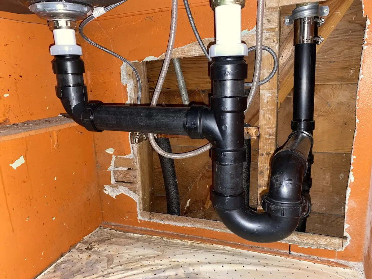 Professional Repiping Services equipment and tools on the job in Wilton